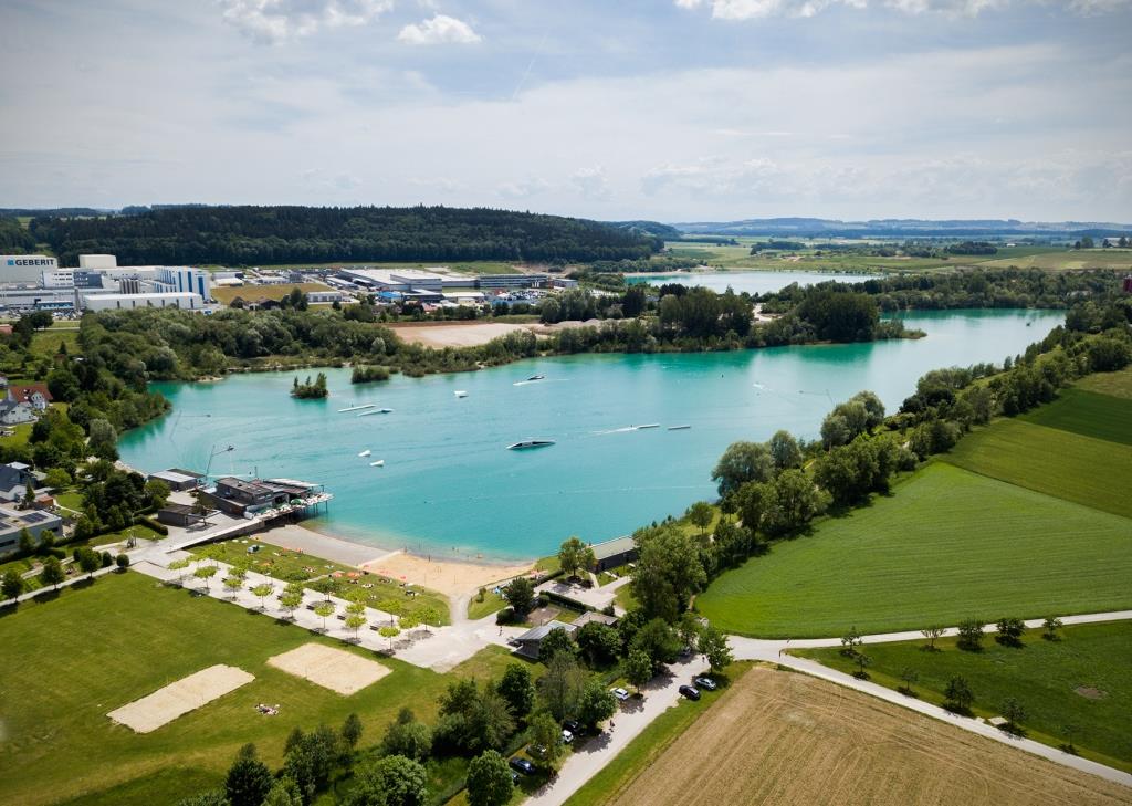Luftaufnahme des Seepark Linzgau