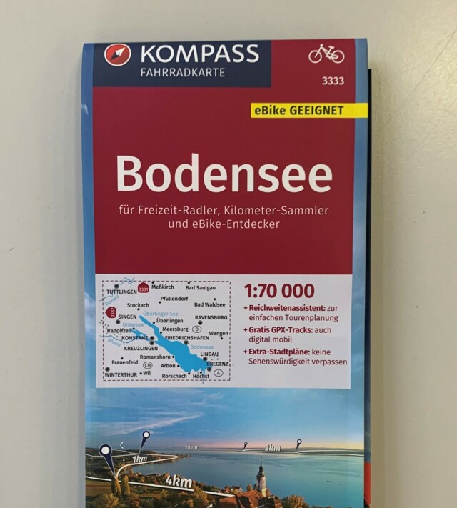 KOMPASS Radkarte Bodensee